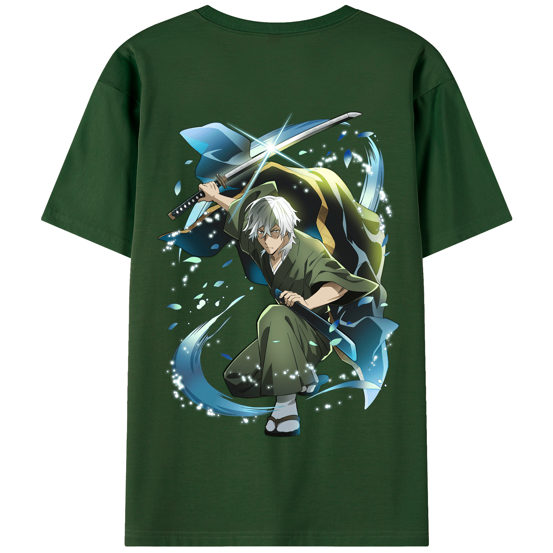 （画像用） 文豪ストレイドッグス Bungo Stray Dogs 綿100％半袖Tシャツ（背面プリント）